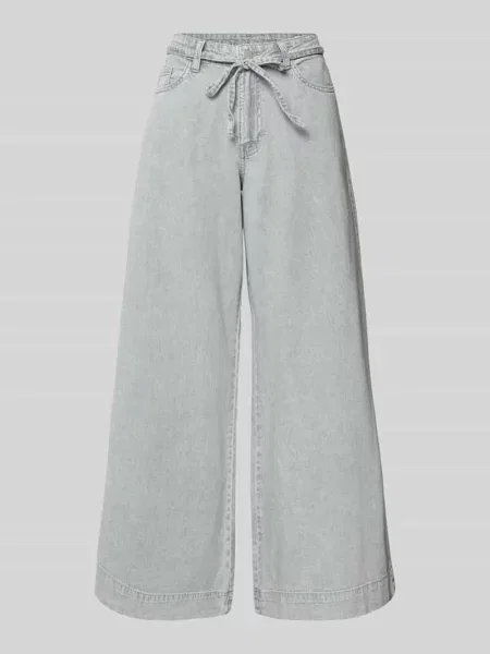 Jeansy z szerokimi nogawkami w kroju regular fit z czystej bawełny model AISA' Vero Moda