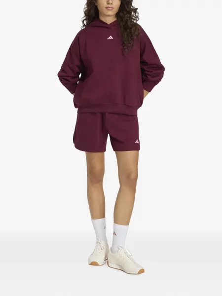 Scurt tricou Adidas alergare cu broderie portocaliu