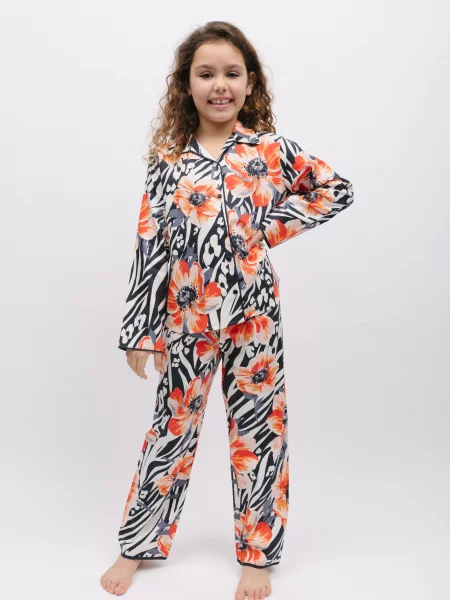 Дитяча Піжама CYBERJAMMIES Nicole бавовна/модал чорний