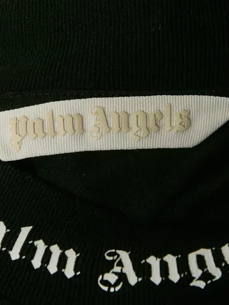 Sukienka midi Palm Angels z nadrukiem do kolan garniturowa czarna