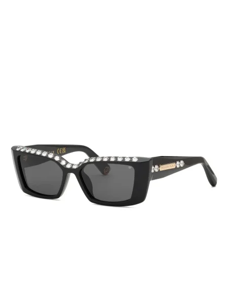 Слънчеви очила Philipp Plein Eyewear с кристали черно