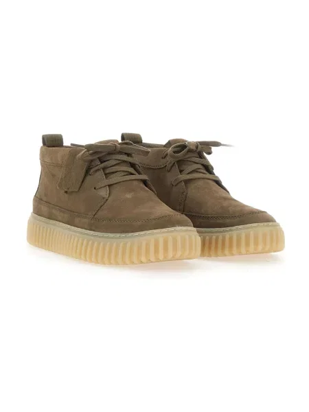 Półbuty Clarks zielone