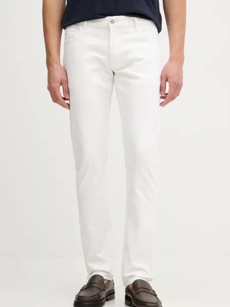 Armani Exchange jeansy skinny beżowe