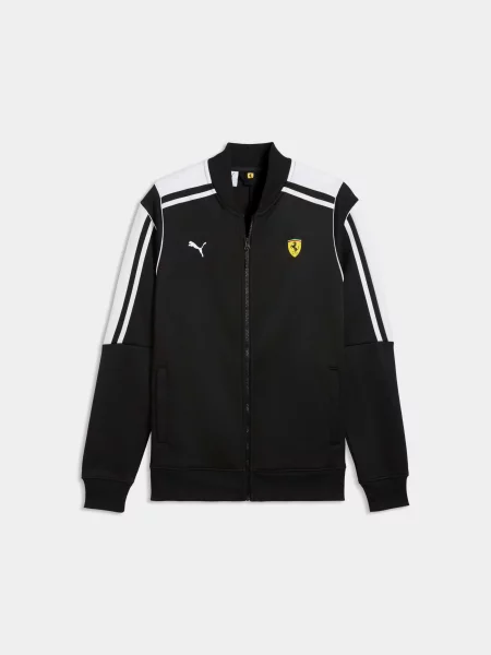 Спортивна кофта PUMA Ferrari Track Jkt. комбінований верх чорний