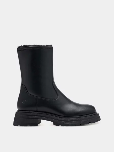 Tamaris Чоботи Текстиль чорний