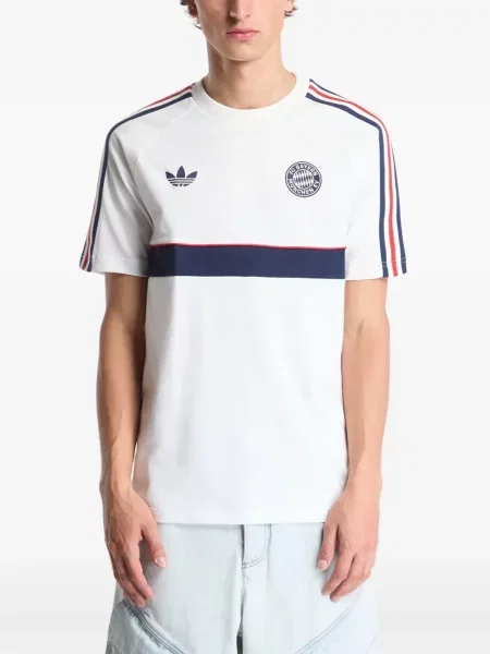 Tricou Adidas cu dungi clasic alergare maro