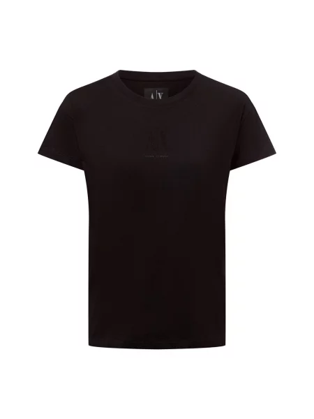 Armani Exchange Koszulka Kobiety jednolity S czarny
