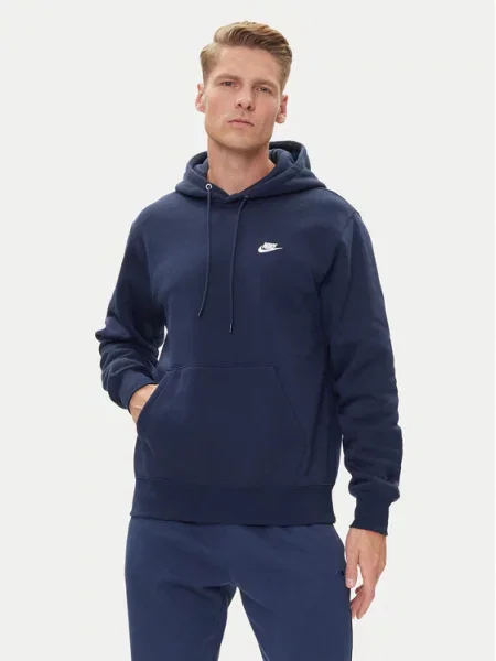 Nike Sportswear Sweater majica Club plava tamnoplava