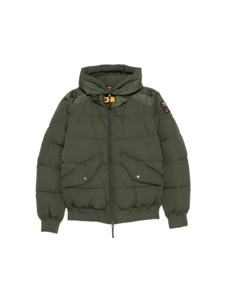 Kurtka bomber Parajumpers z kapturem zielony