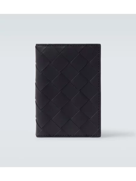 Portofel Bottega Veneta din piele negru