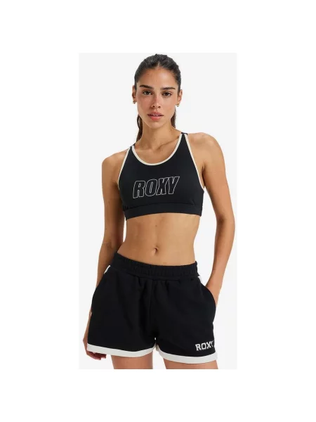 Biustonosz sportowy Roxy Everyday Flow czarny L biały