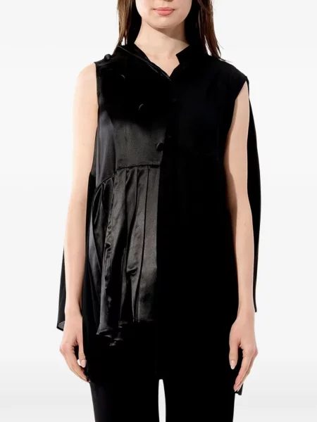 Bluză Balenciaga fără mâneci negru