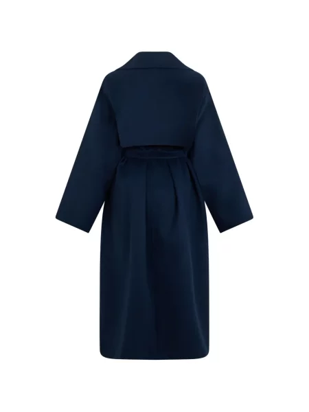 Palton Weekend Max Mara de lână albastru