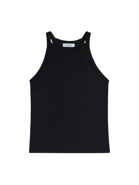 Top Rodebjer z odkrytymi ramionami czarny