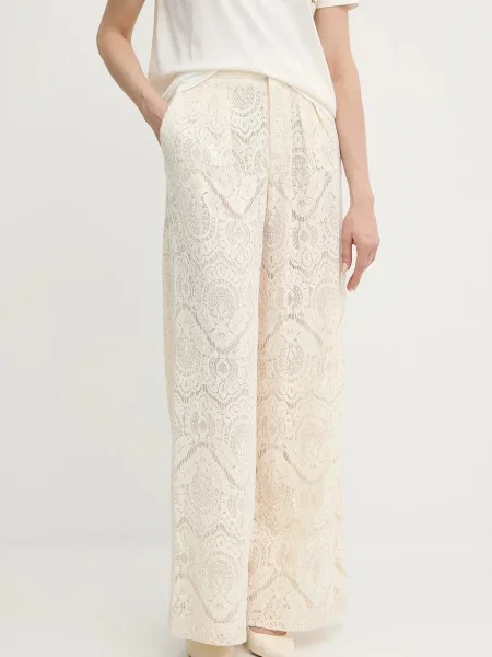 Twinset pantaloni bej