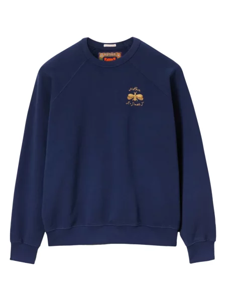 Hanorac La Doublej cu broderie albastru