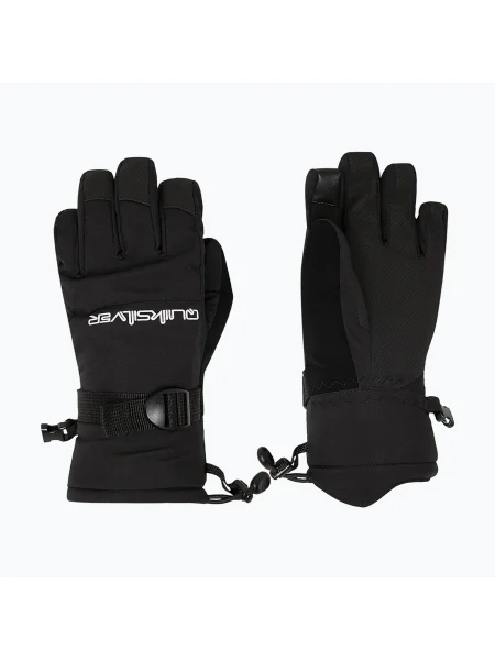 Mănuși de snowboard pentru copii Quiksilver Mission true black negru