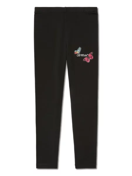 Legginsy dziecięce Off-white białe