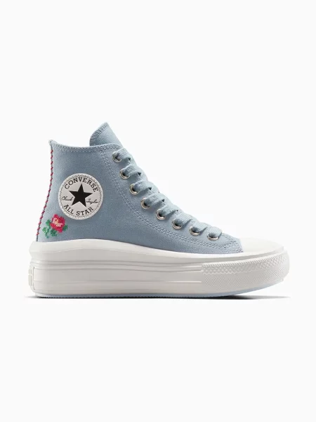 Високи кецове Converse Chuck Taylor All Star Move синьо