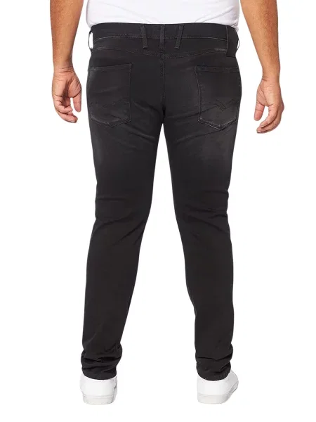 REPLAY Džínsy Anbass denim čierny