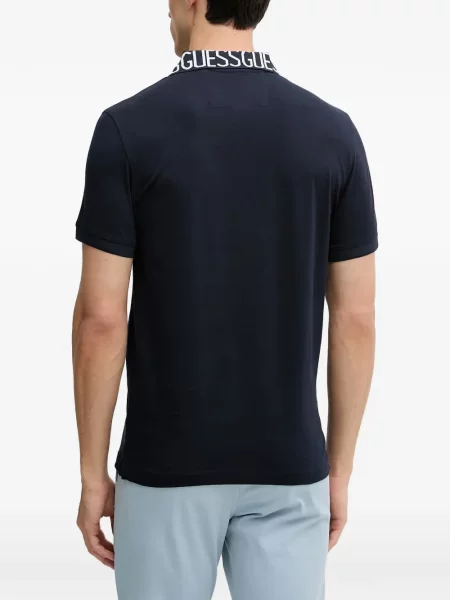 Tricou polo Guess albastru