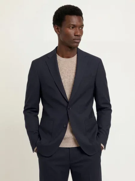 Joop! Sako Hoverest Slim Fit dark blue modré
