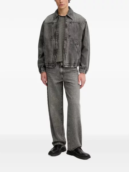 Gulerat pantaloni Levi's® evazate zdrențuiți albastru