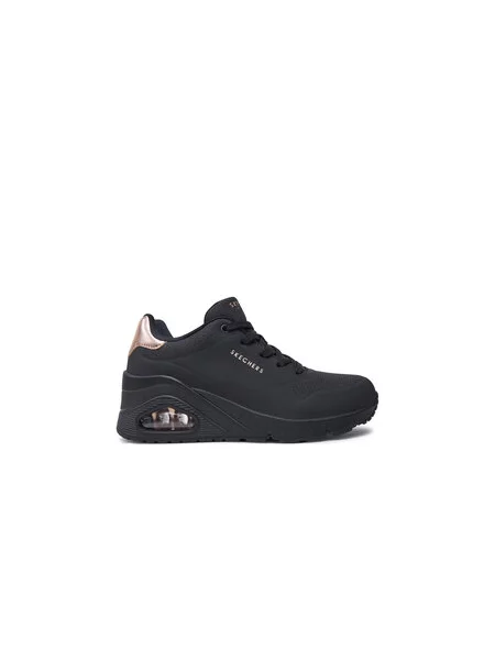 Tenisky Skechers na klínovém podpatku černé