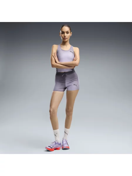 PUMA krótkie legginsy do biegania Lightspeed Printed 3" Akcesoria XXS szary