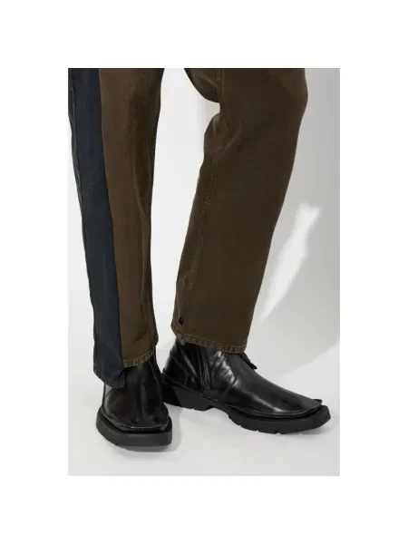 Botki Maison Margiela skórzane czarne