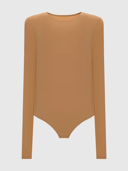 Боди Maison Margiela Mm6 коричневое