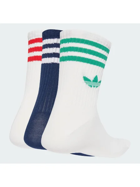 Nogavice Adidas Originals s črtami bela