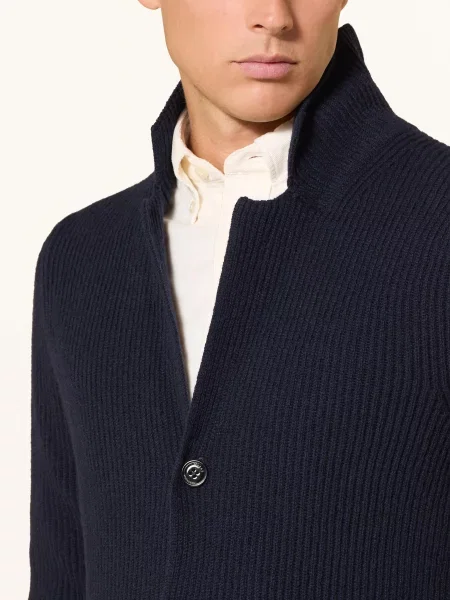 Maerz Muenchen Pletený Kardigan tmavě modrá