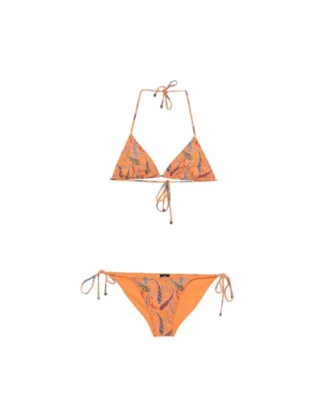 Wielobarwność bikini Etro z wzorem paisley