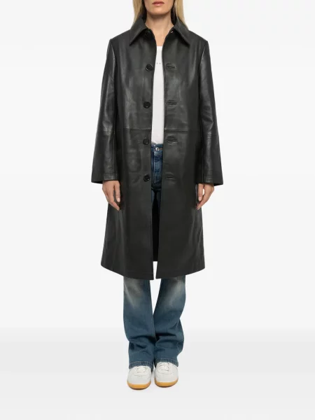 Palton Zadig&voltaire din piele negru