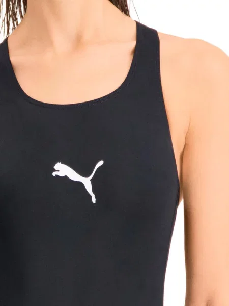 Strój kąpielowy Puma Racerback czarny