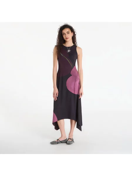 Φόρεμα Desigual Vest Virginia Dress Black XS μαύρο