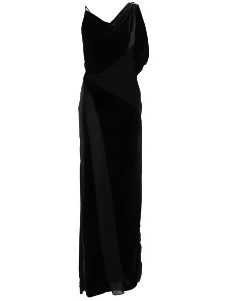 Maksi sukienka maxi Coperni garniturowa czarna