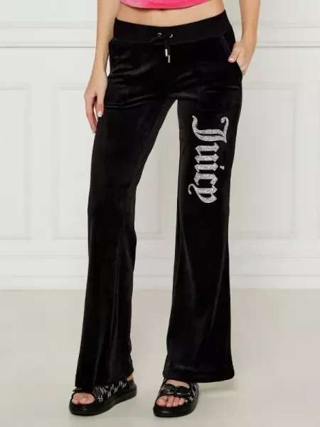 Juicy Couture Jogger nadrág LAYLA CAVIAR fekete