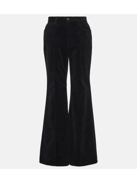 Pantaloni Polo Ralph Lauren de catifea negru