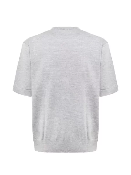 Tricou Laneus tricotate gri