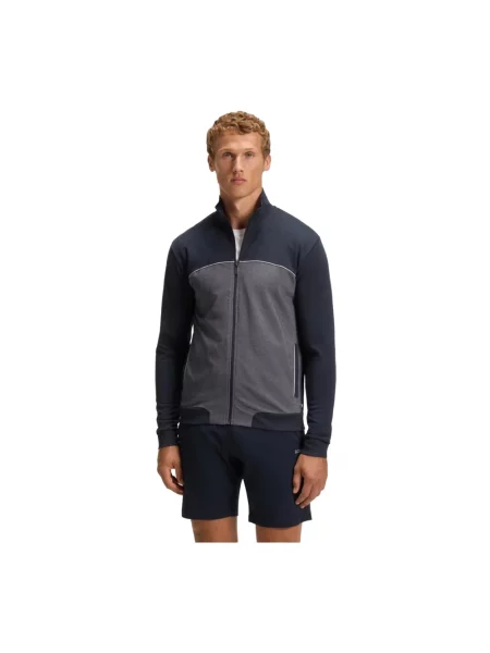 Bluza rozpinana Hugo niebieska