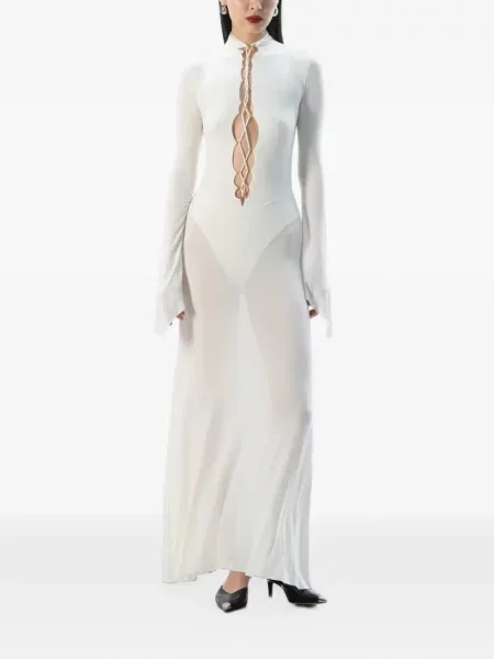 Rochie maxi Manuri alb