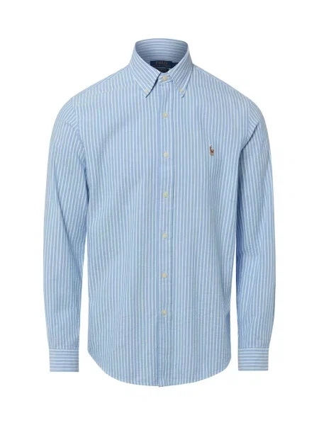 Koszula Polo Ralph Lauren w paski casual niebieska