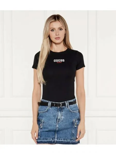 Guess Jeans Tricou negru