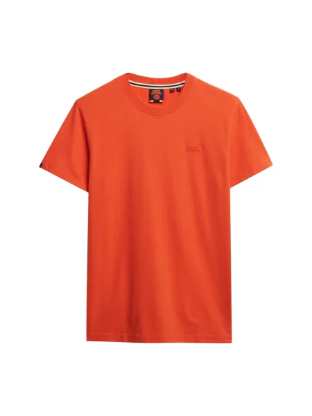 Superdry & Co Majica Essential ciglasto crvena narančasta