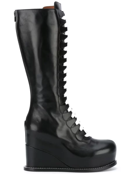 Botine Givenchy cu platformă negru