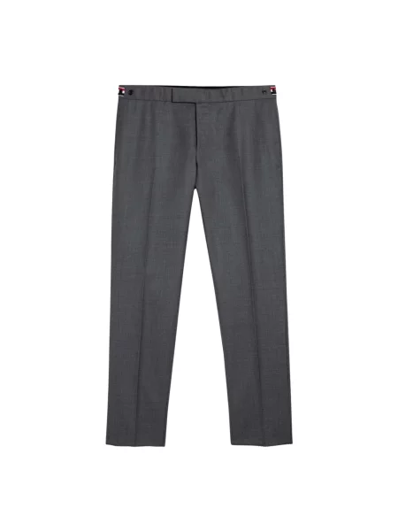 Spodnie Thom Browne wełniane szare