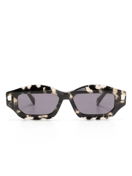 Ochelari de soare Kuboraum cu imprimeu geometric negru