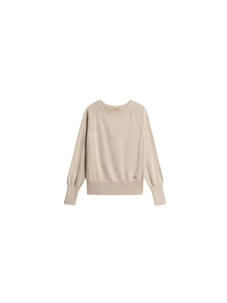 Sweter Woolrich beżowy